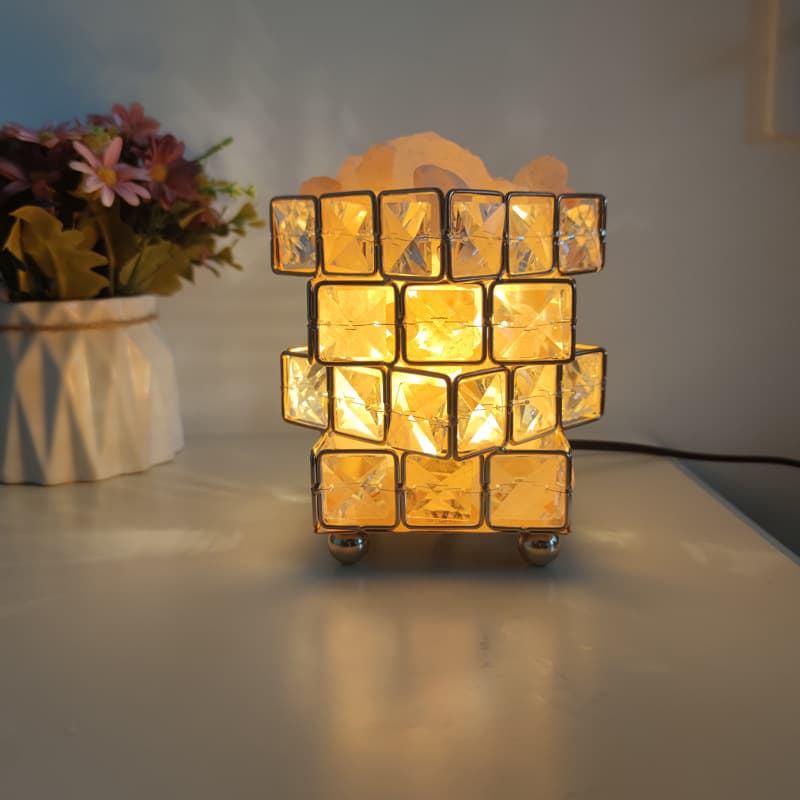 HimalayanAura Crystal Salt Lamp